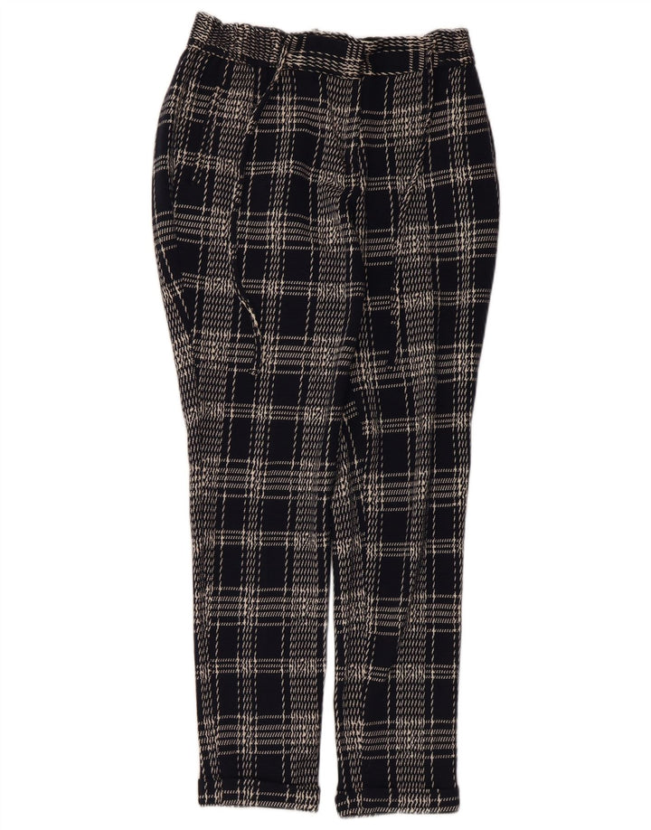 Pantalón Chino Massimo Dutti Mujer EU 40 Medium W30 L27 Black Check