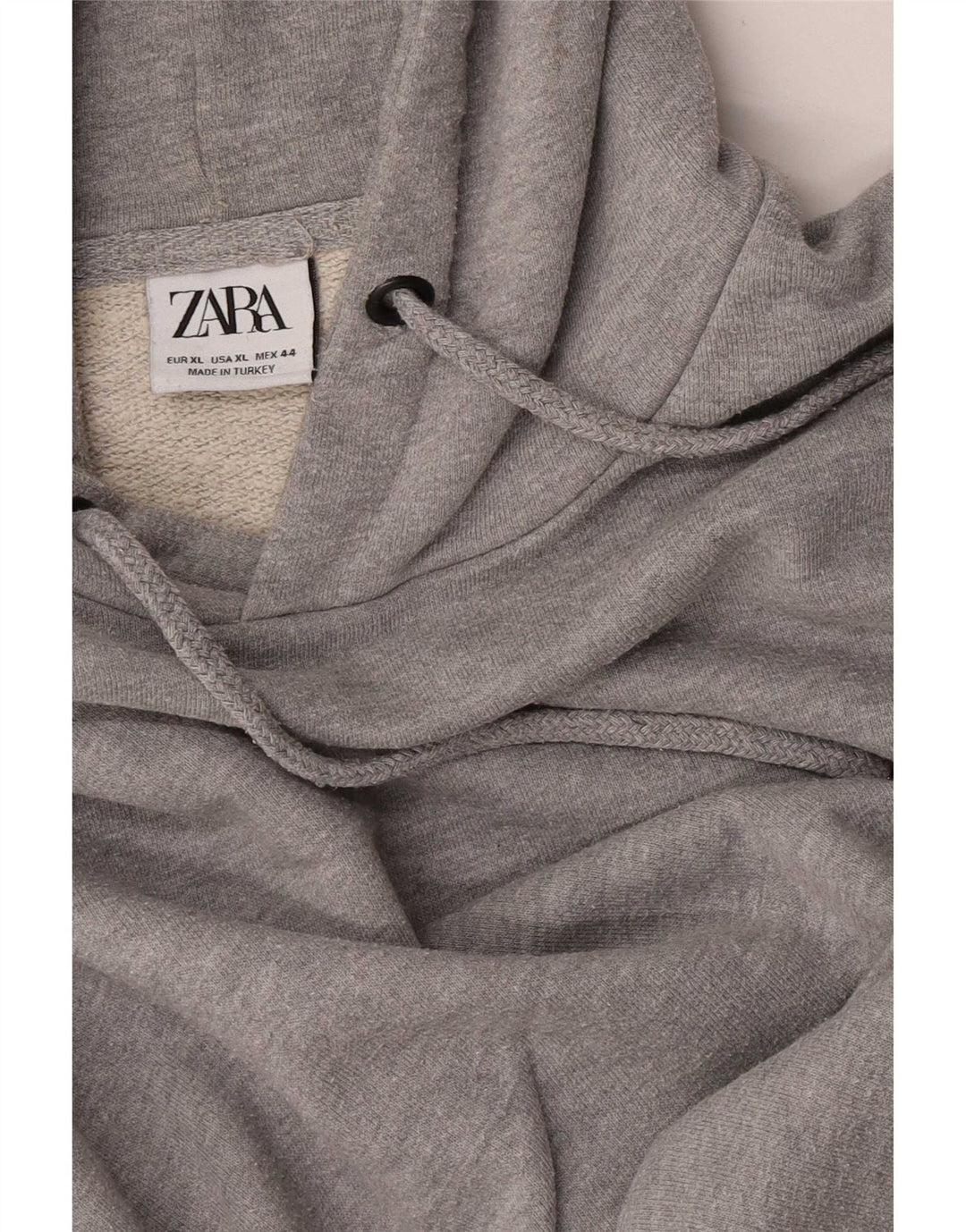 Zara Hombre Sudadera Con Capucha Jersey XL Gris