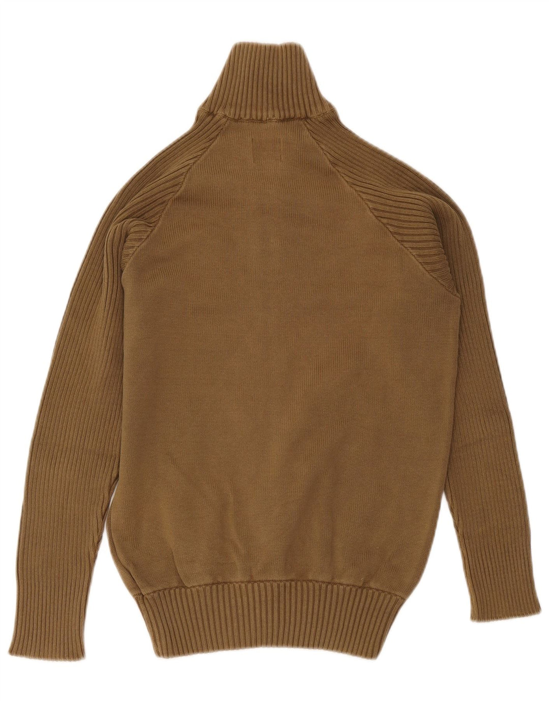 Dockers Suéter tipo cárdigan para hombre pequeño color caqui