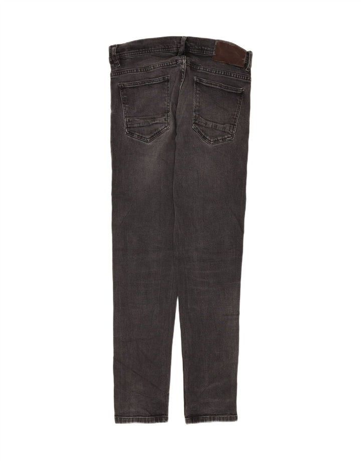 Zara Hombre Vaqueros Slim W32 L30 Negro