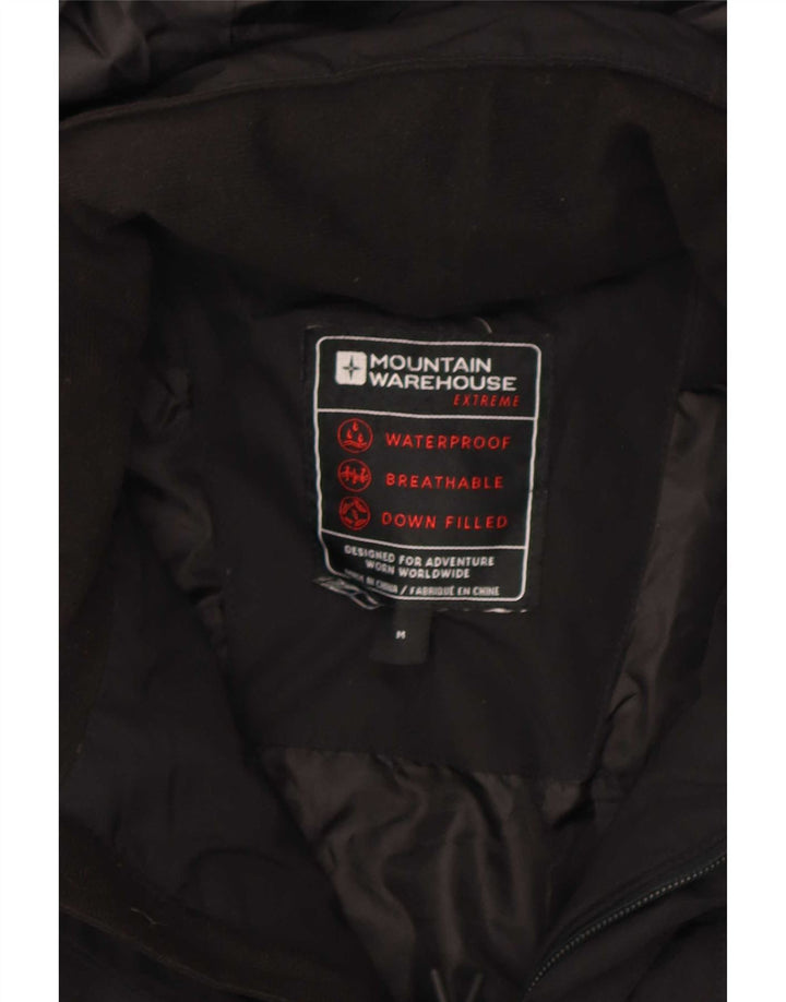 Abrigo acolchado con capucha para hombre Mountain Warehouse ES 38 Mediano Negro Poliéster