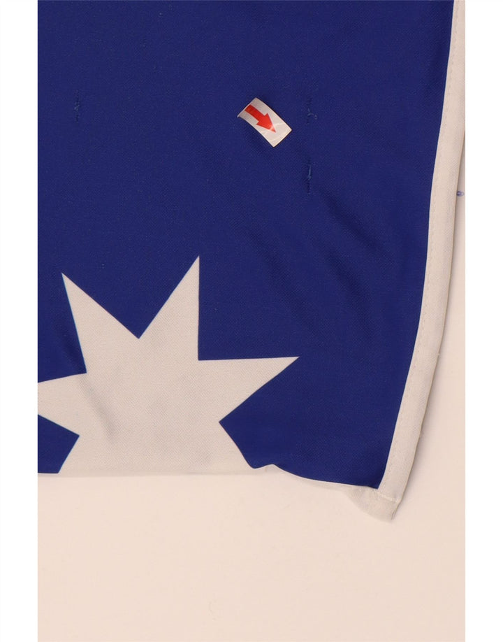 Errea Mens Graphic Sport Shorts Medium Azul Marino Colorblock Poliéster
