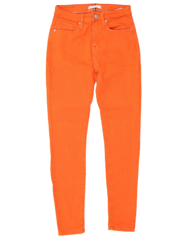Tommy Hilfiger Vaqueros Ajustados Como Para Mujer W26 L28 Algodón Naranja