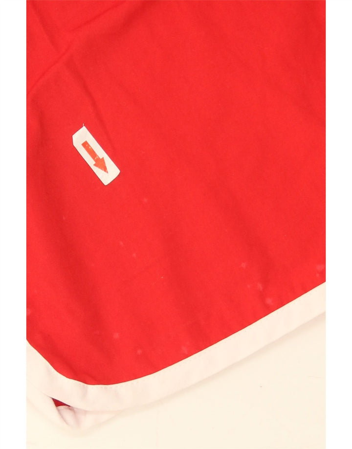 Nike Mujer Capri Chándal Pantalones UK 10/12 Medio Rojo Poliéster