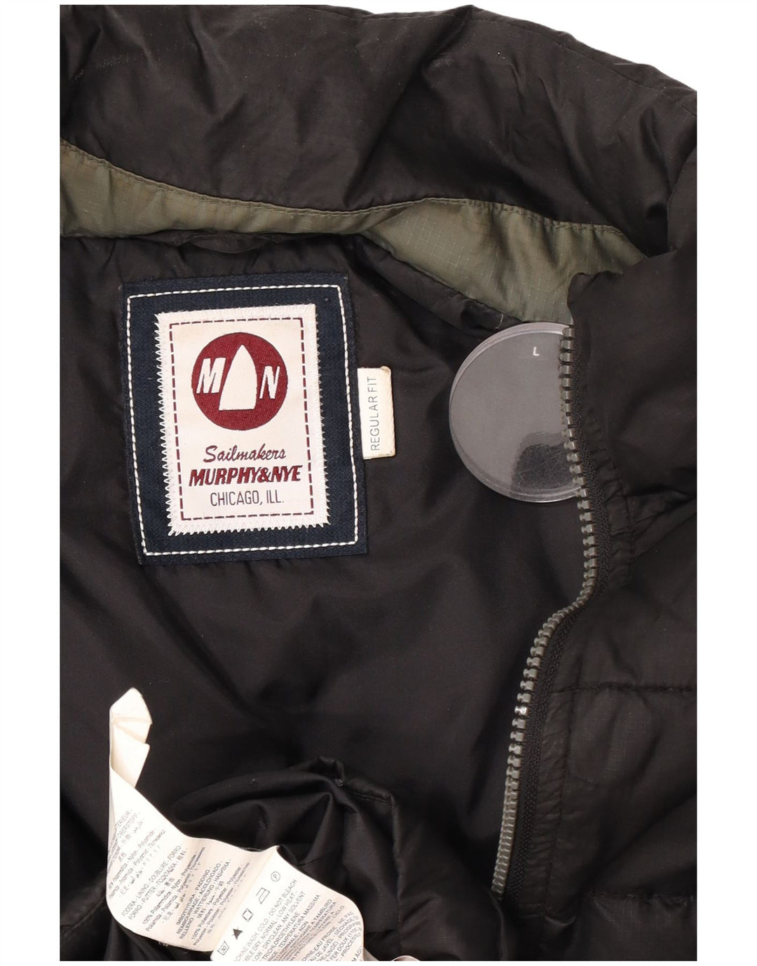 Murphy & Nye Chaleco acolchado para hombre UK 40 Large Poliamida negra