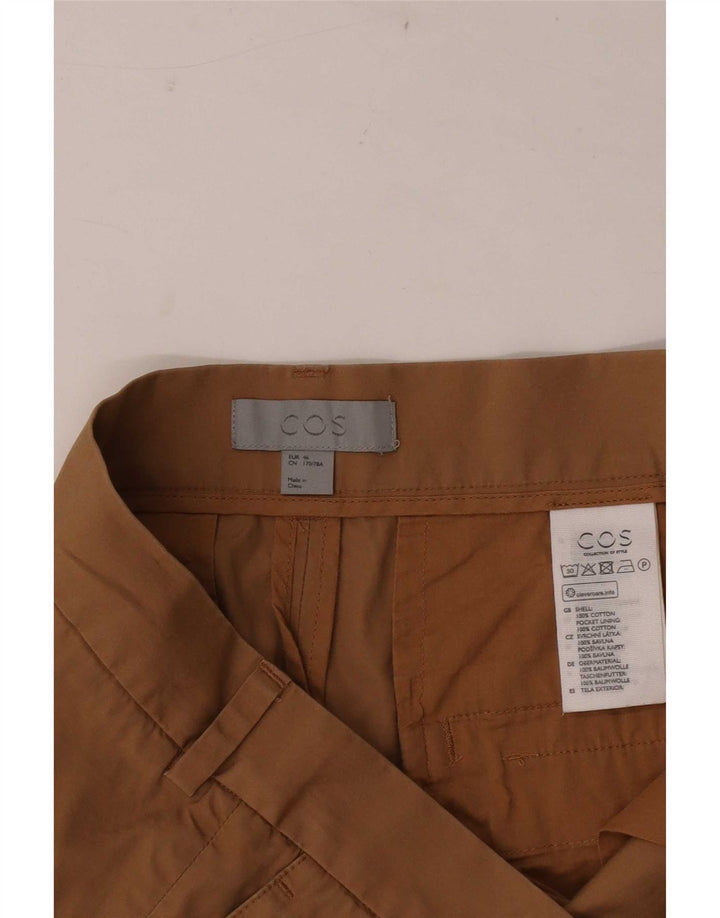 Cos Pantalones cortos chinos para hombre EU 46 Small W30 Algodón beige