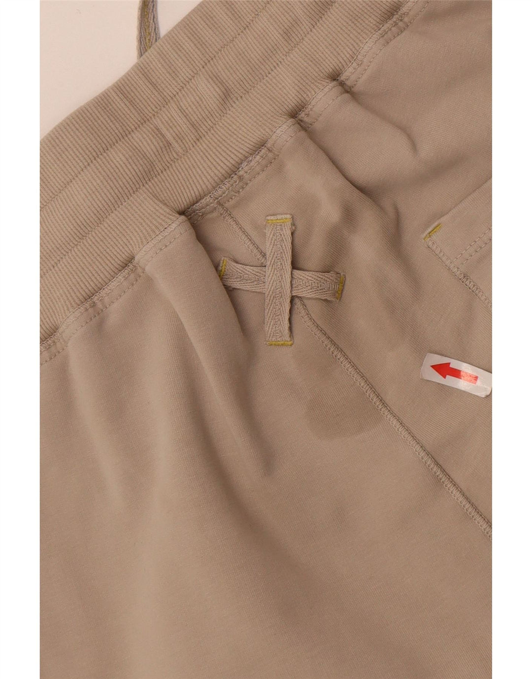 Pantalones de chándal para mujer de White Stuff, algodón color block en beige medio, talla 42