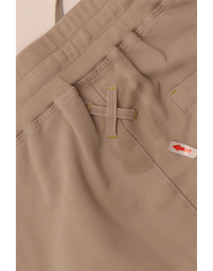 Pantalones de chándal para mujer de White Stuff, algodón color block en beige medio, talla 42