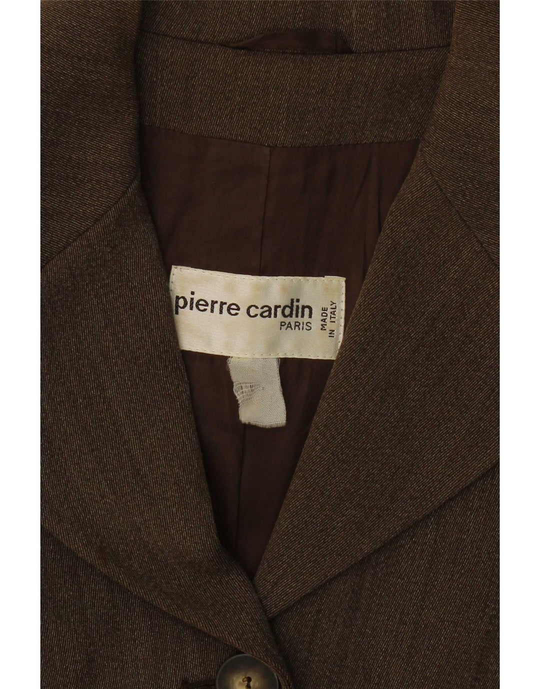 Pierre Cardin Chaqueta Blazer de 4 Botones para Mujer UK 44 Marrón Medio