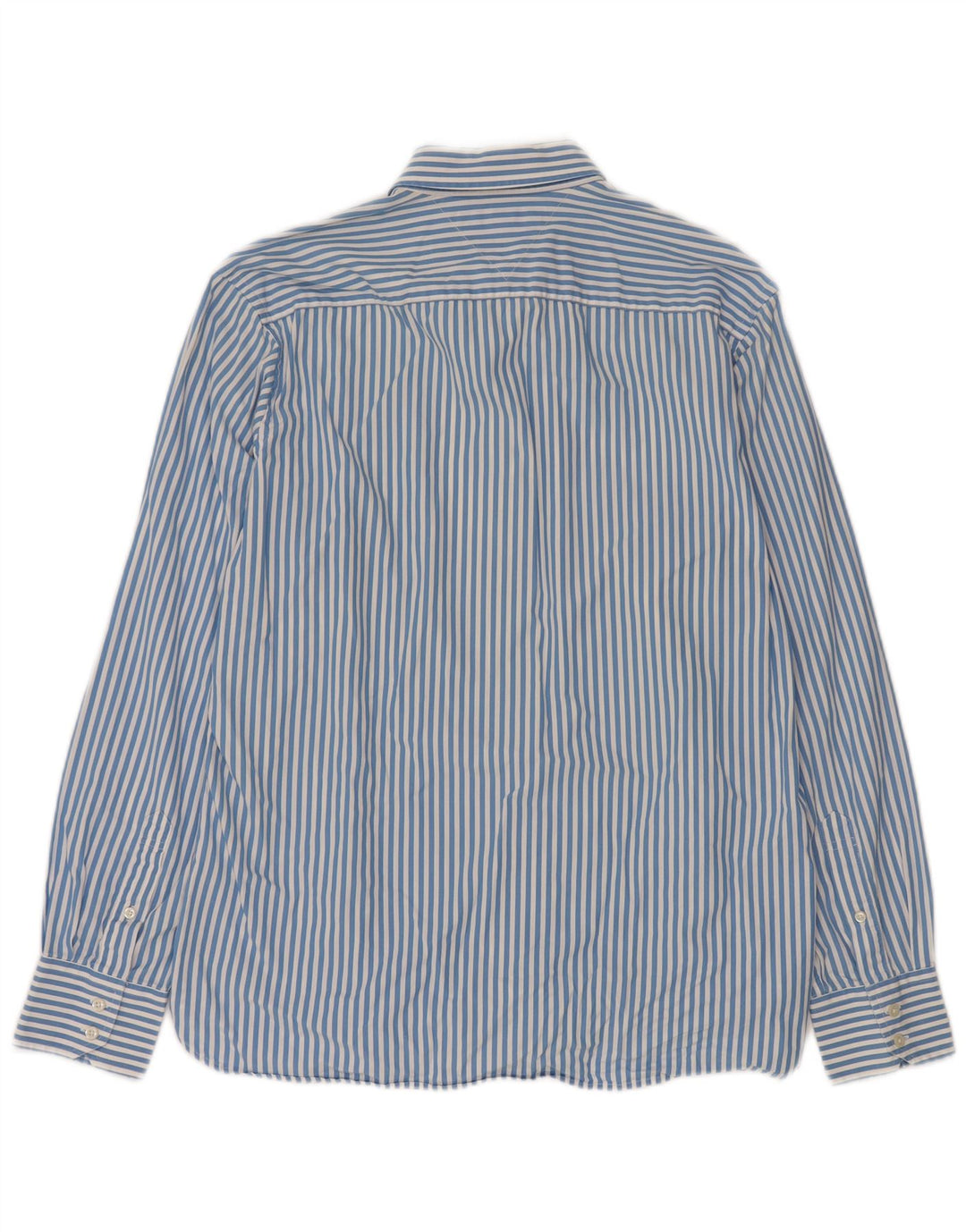 TOMMY HILFIGER Camisa de hombre grande de algodón a rayas azules