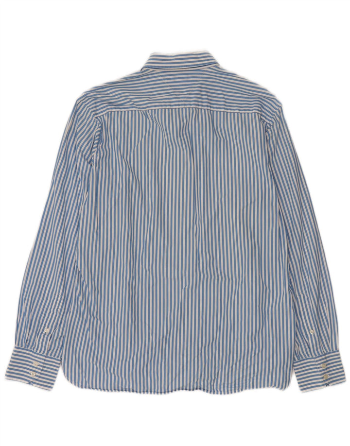 TOMMY HILFIGER Camisa de hombre grande de algodón a rayas azules