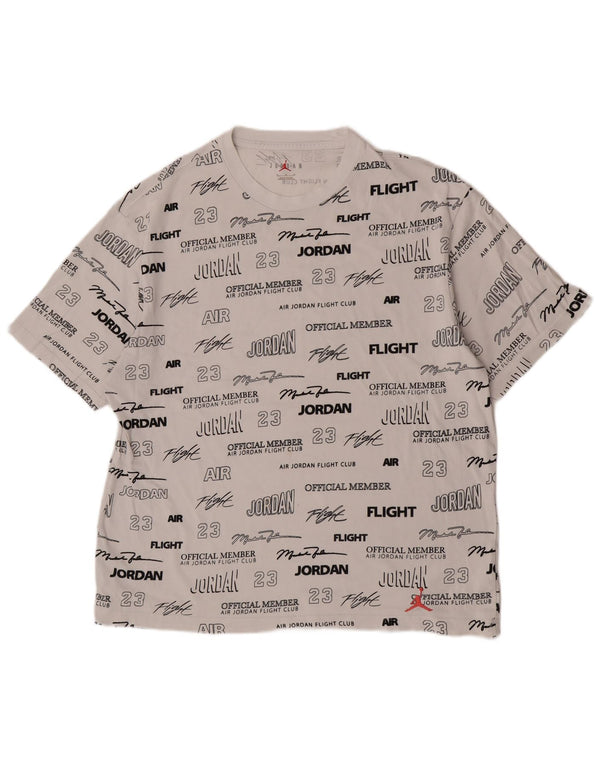 Jordan - Camiseta gráfica para hombre, talla XL, algodón blanco