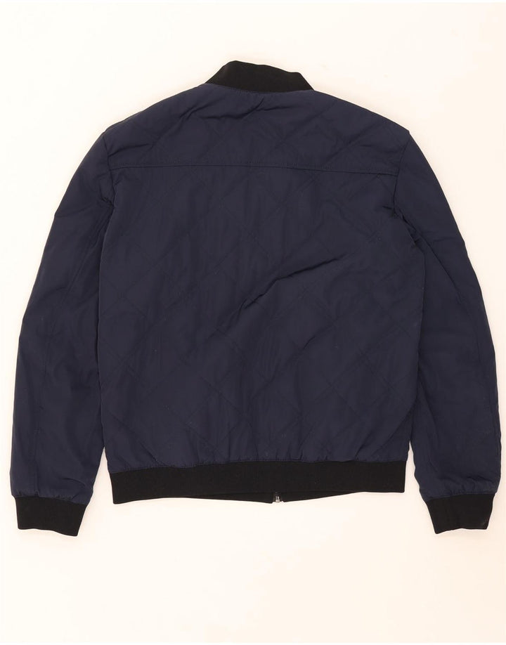 Hugo Boss Chaqueta reversible para hombre UK 36 Small Poliamida negra