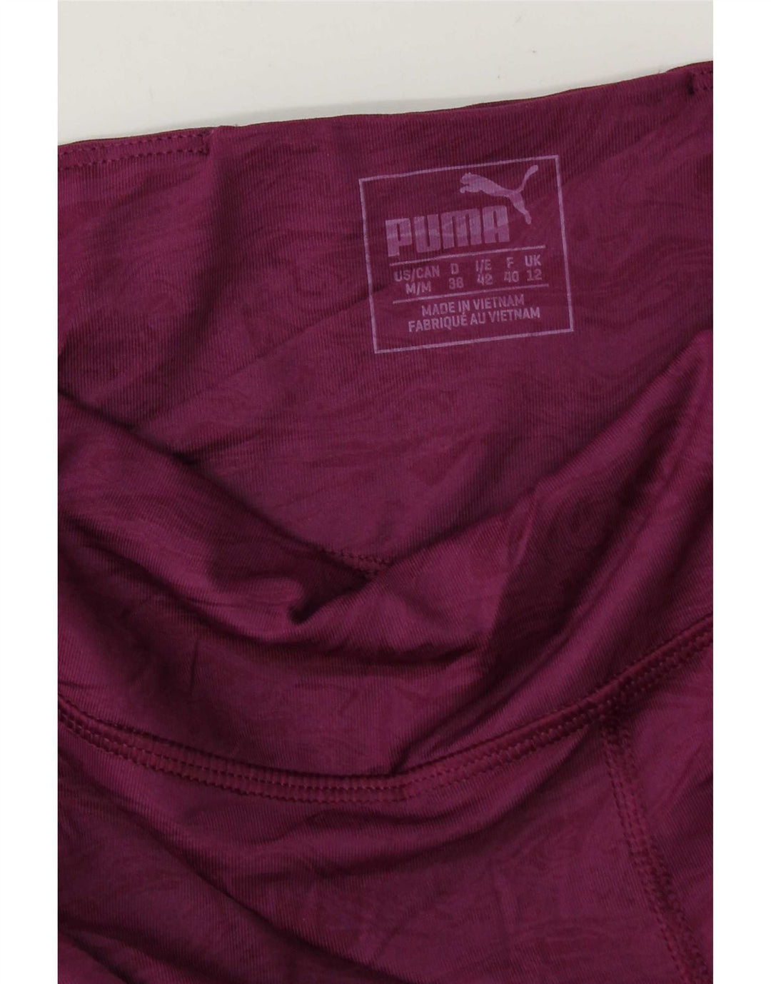 Puma Leggings para mujer UK 40 Medio Púrpura Colorblock