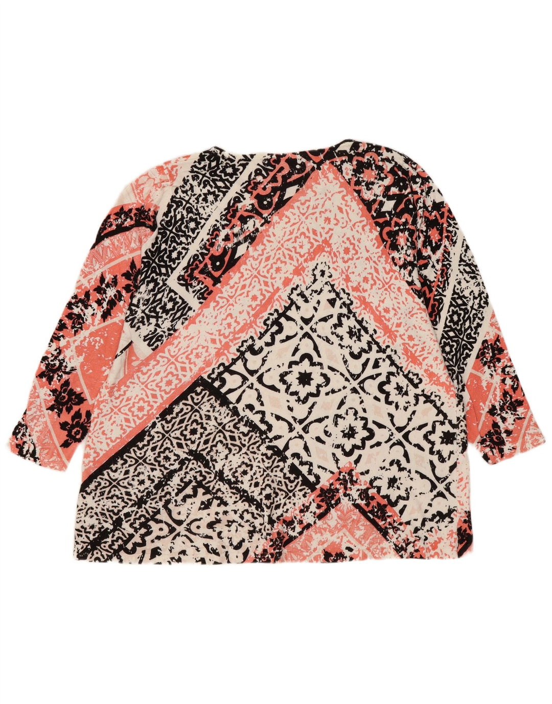 Marks & Spencer Top para Mujer Manga 3/4 UK 44 Grande Multicolor Floral