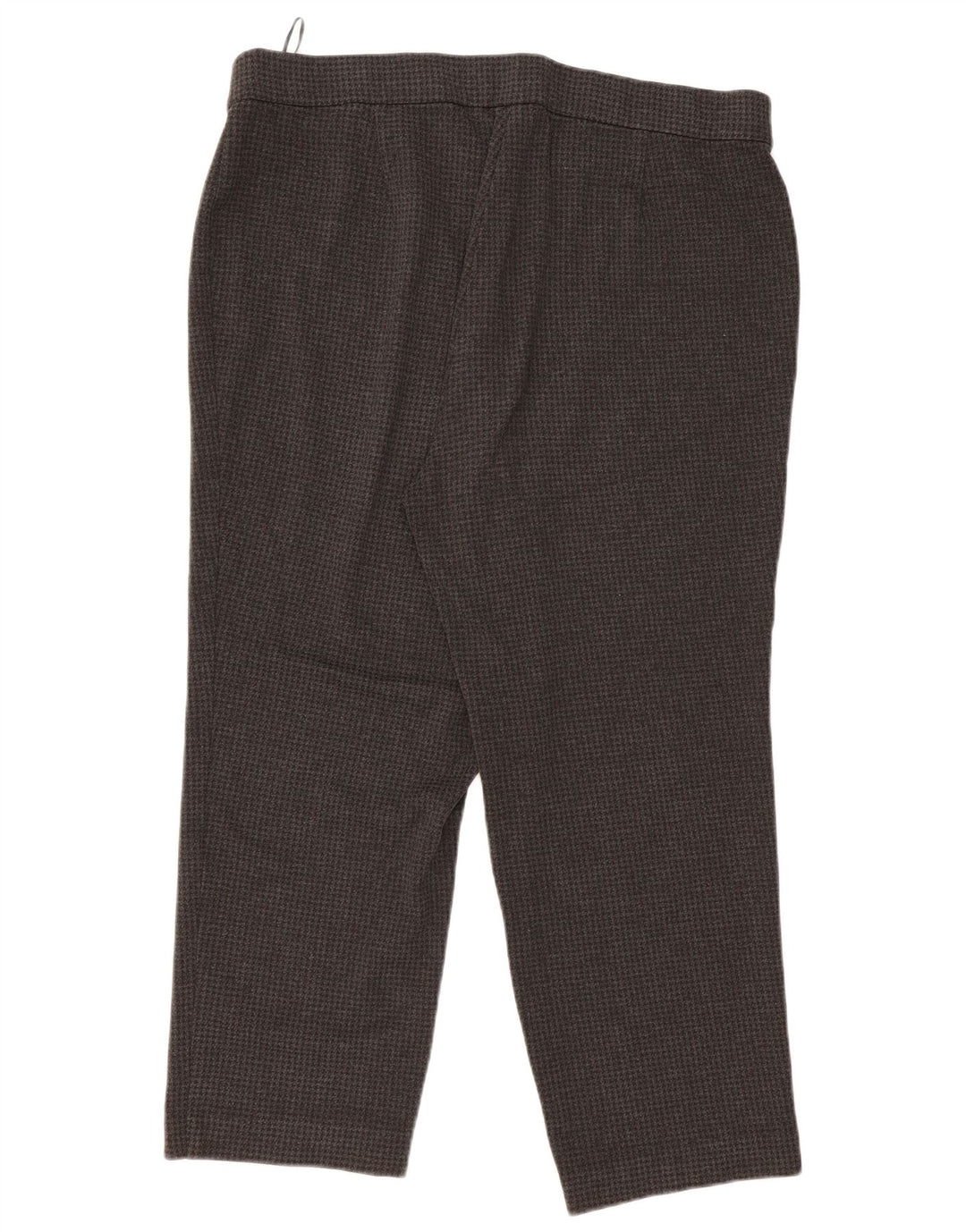 MARKS & SPENCER Pantalones casuales de cintura alta para mujer UK 22 3XL W38 L27 Gris