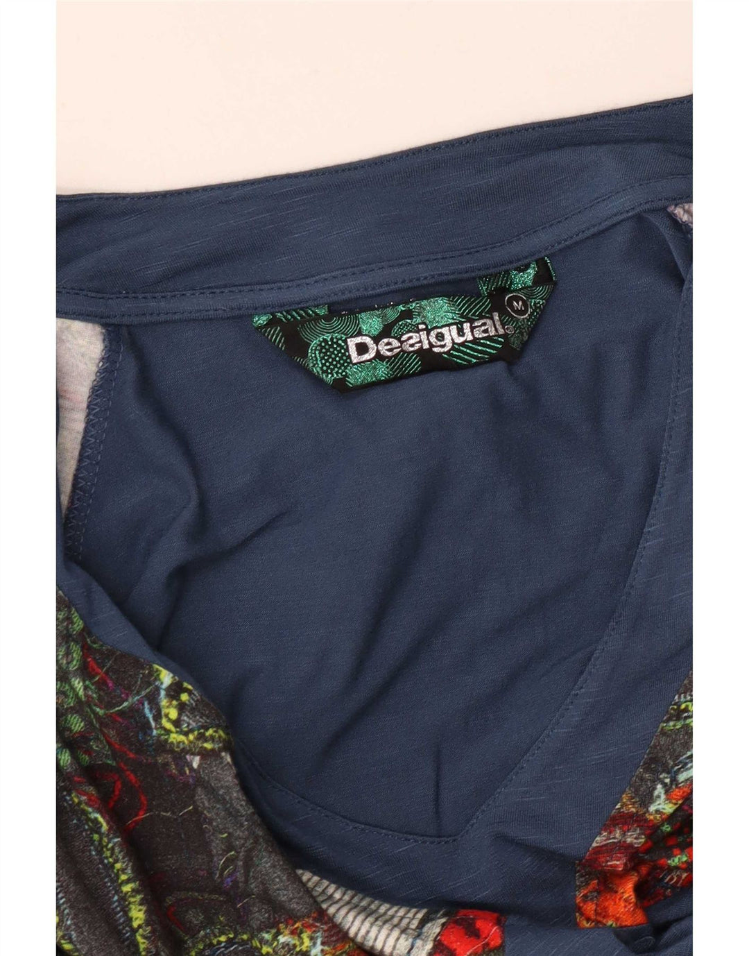 Desigual Vestido tubo gráfico para mujer UK 40 Medio Multicolor Geométrico