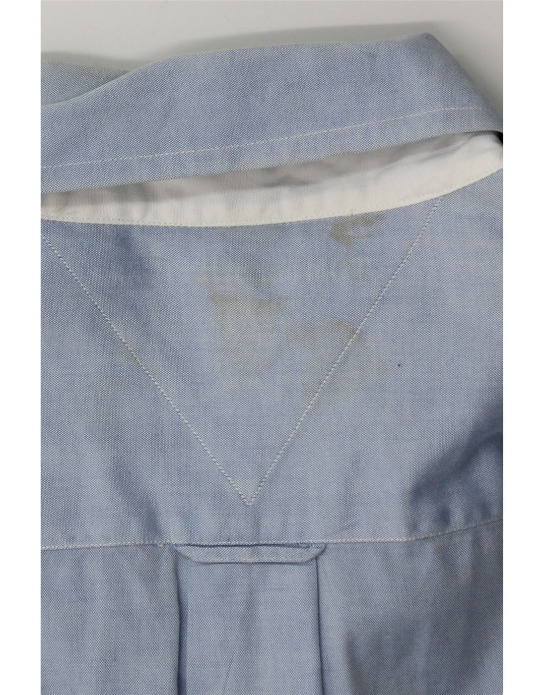 Camisa Tommy Hilfiger para hombre talla 16 algodón azul grande