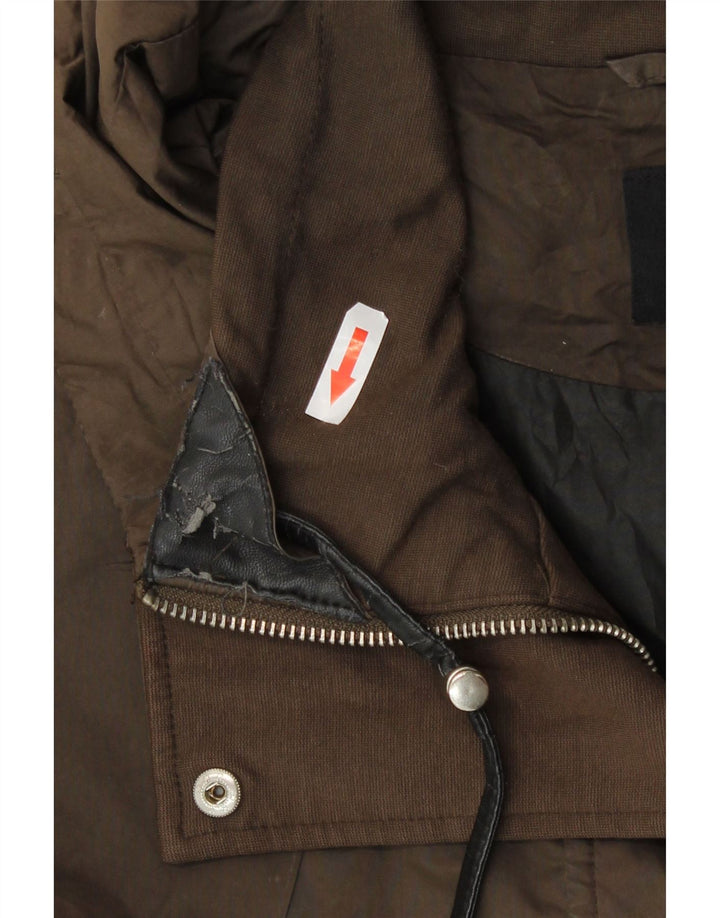 Zara Mujer Parka Extragrande Con Capucha UK 10 Small Khaki