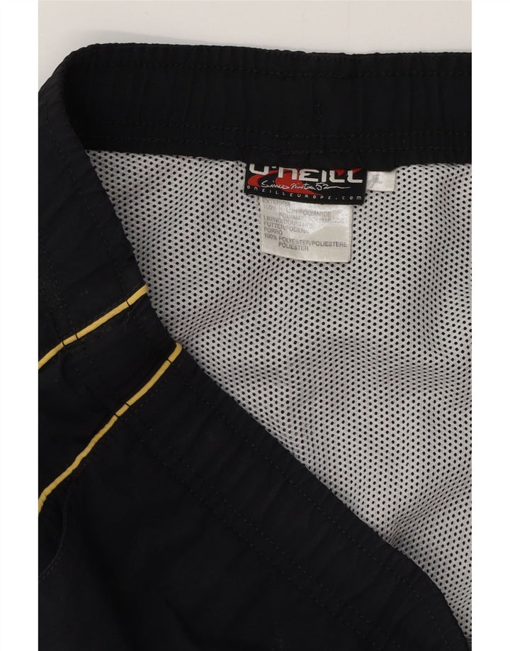 O'Neill Bañador con gráfico para hombre, talla grande, poliéster negro