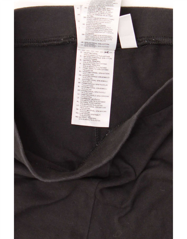 Adidas Leggings para mujer Reino Unido 10 Pequeño Algodón Negro