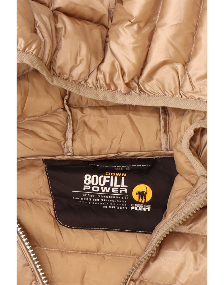 CIESSE PIUMINI Womens Hooded Padded Jacket IT 46 Large Beige