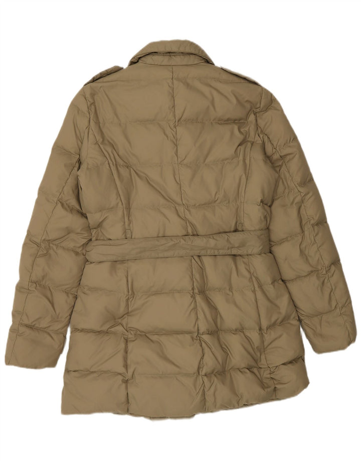 Aspesi Abrigo acolchado militar de doble botonadura para mujer UK 10 Small Beige