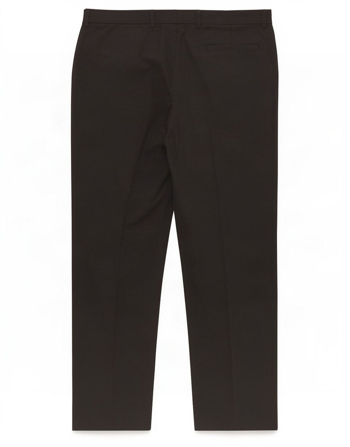 Marks & Spencer Pantalón de traje recto a medida para hombre W38 L31 Poliéster gris