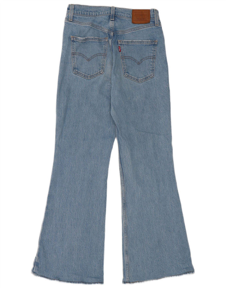 Levi's Jeans Acampanados De Tiro Alto Desgastados Para Mujer W26 L27 Algodón Azul