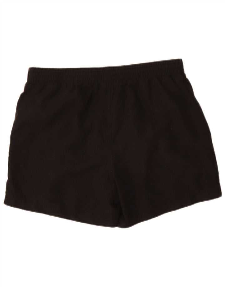 Lotto Pantalones cortos deportivos con estampado gráfico para hombre Deportes de poliéster negro mediano