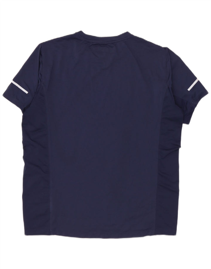 NEW BALANCE Camiseta Hombre Top Medium Azul Marino Poliéster