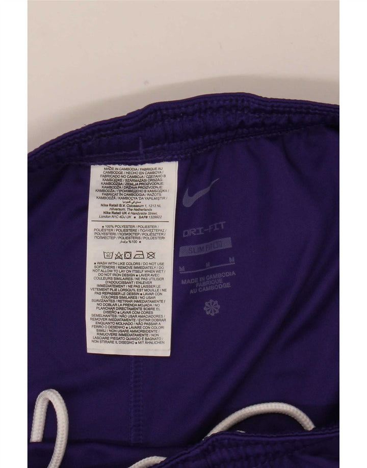 Pantalones cortos deportivos ajustados Dri Fit para hombre Nike Poliéster morado medio