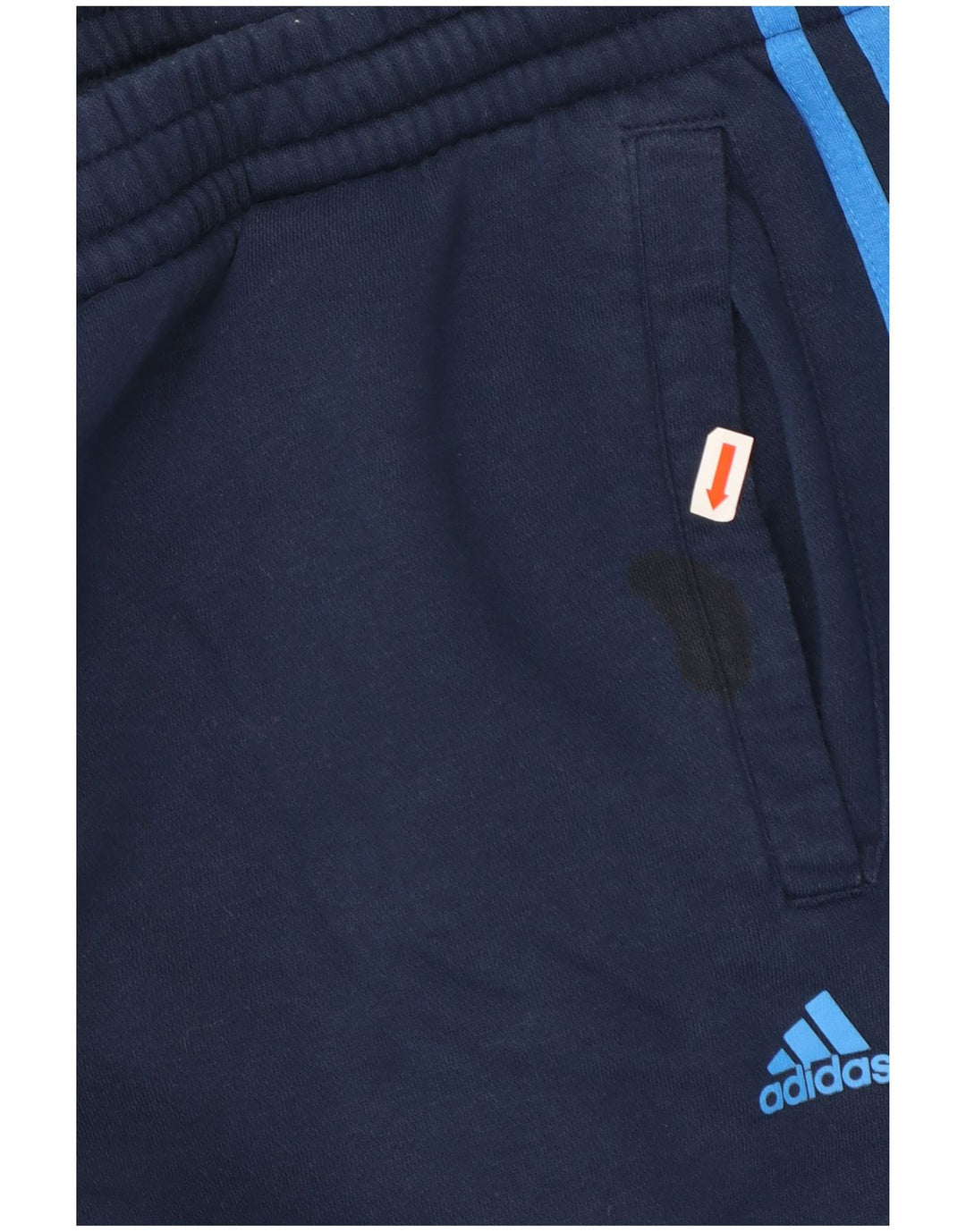 ADIDAS Pantalones de chándal para hombre Joggers UK 42/44 Grande Azul marino Algodón