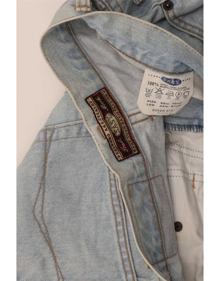 Vaqueros rectos para hombre Trademark W30 L32 Algodón azul