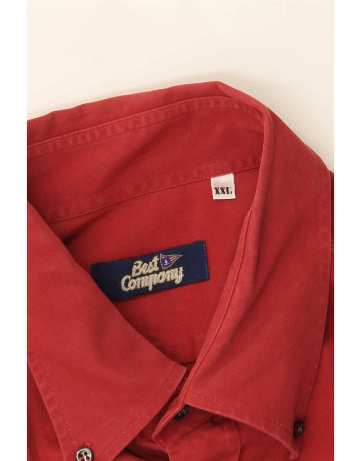 Camisa para hombre Best Company 2XL Rojo