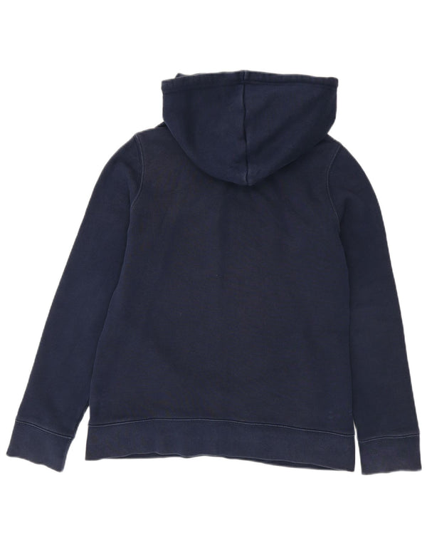 Adidas Sudadera con capucha gráfica para mujer UK 8 Small Azul marino Algodón