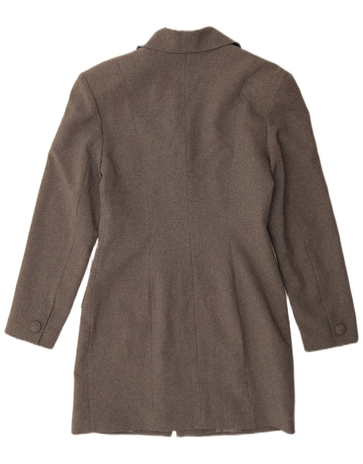 Abrigo vintage para mujer IT 42 Gris medio