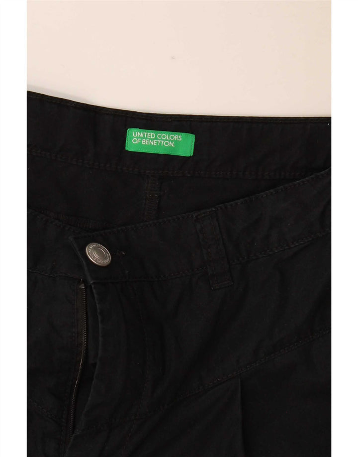Benetton Shorts Vaqueros Mujer W28 Medium Negro