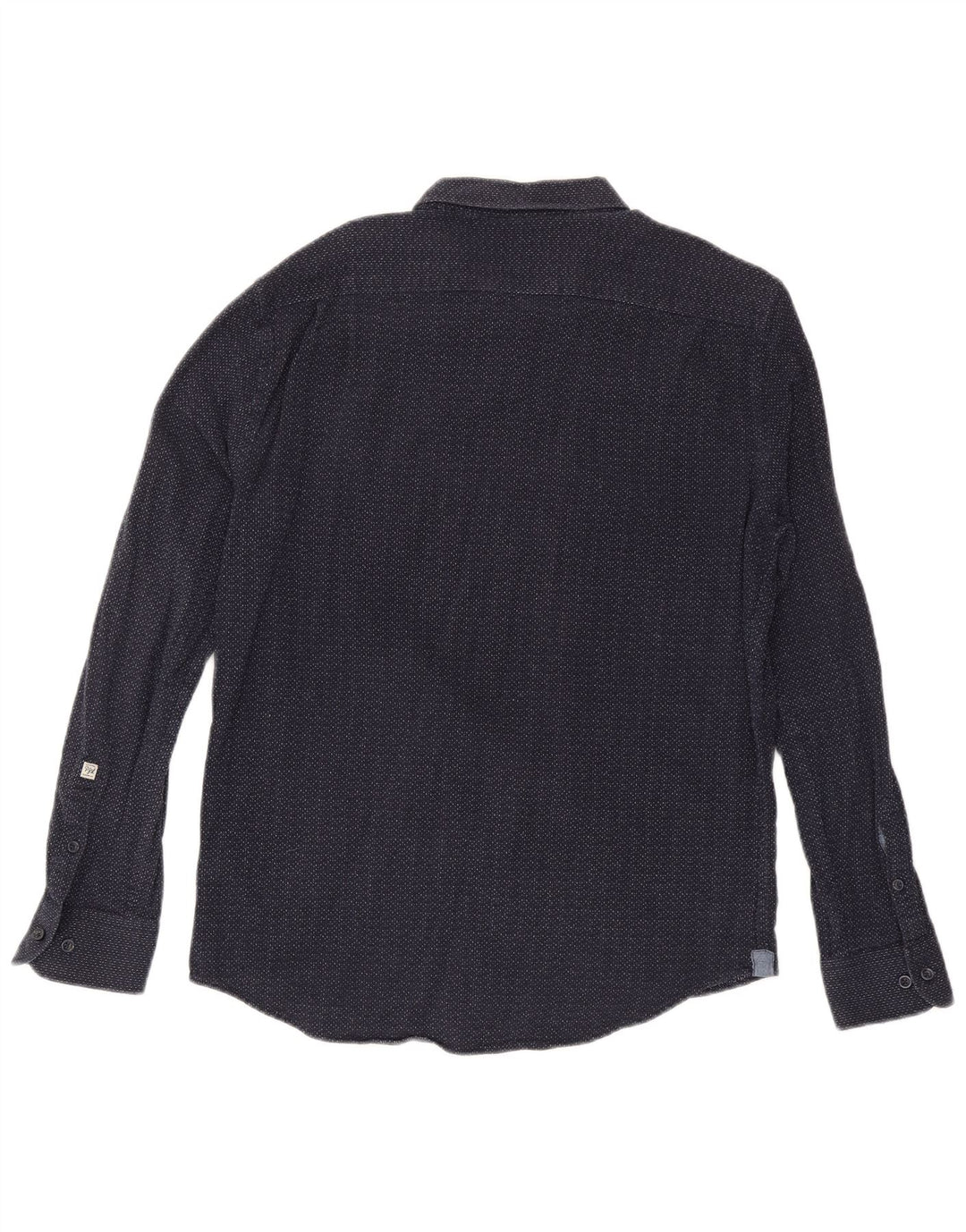 PEPE Jeans Camisa Hombre XL Algodón Lunares Azul Marino