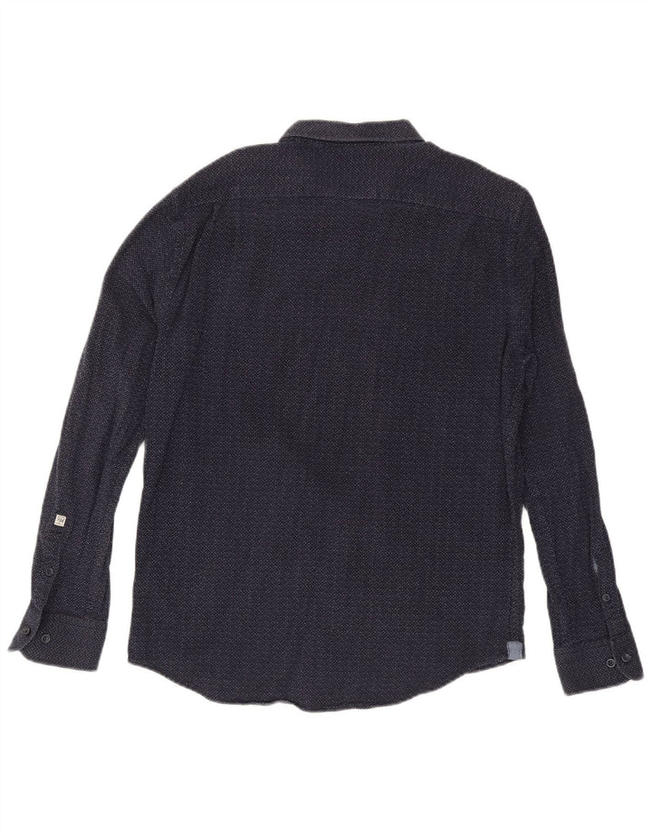 PEPE Jeans Camisa Hombre XL Algodón Lunares Azul Marino