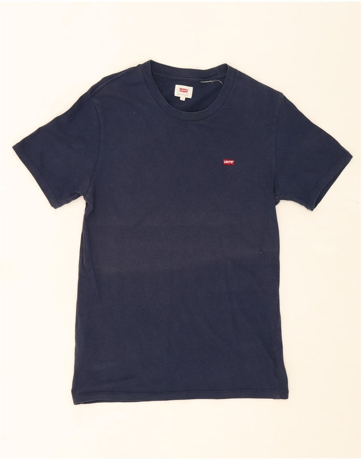 LEVI'S Mens T-Shirt Top Small Navy Blue Vintage Levi's and Second-Hand Levi's from Messina Hembry 