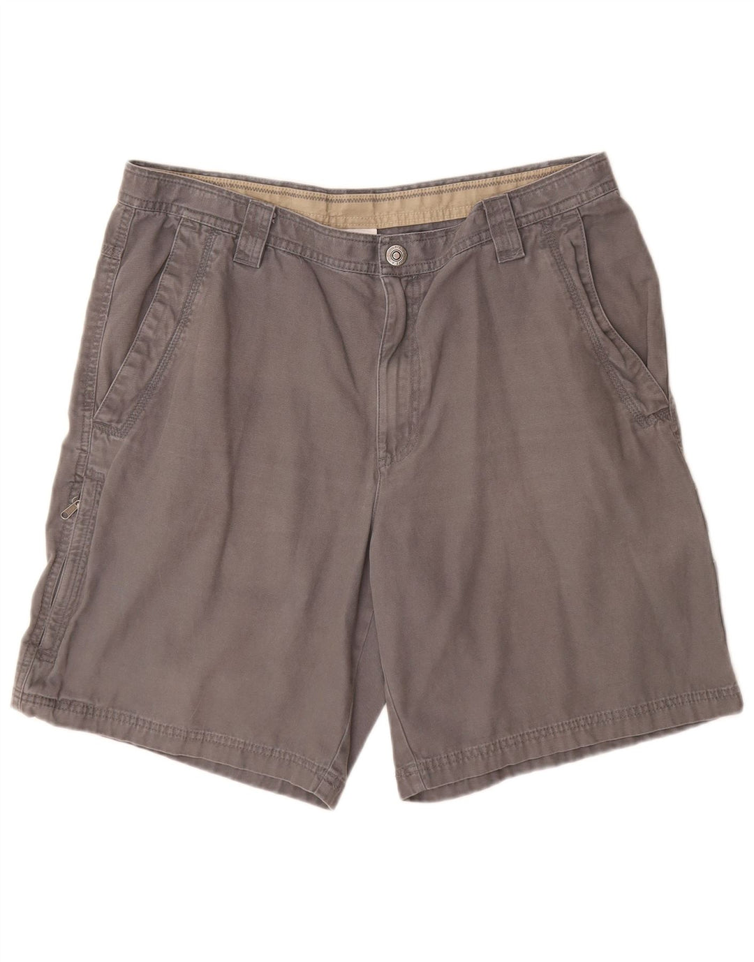 Columbia Pantalones cortos cargo Omni-Shield para hombre W36 Algodón gris grande