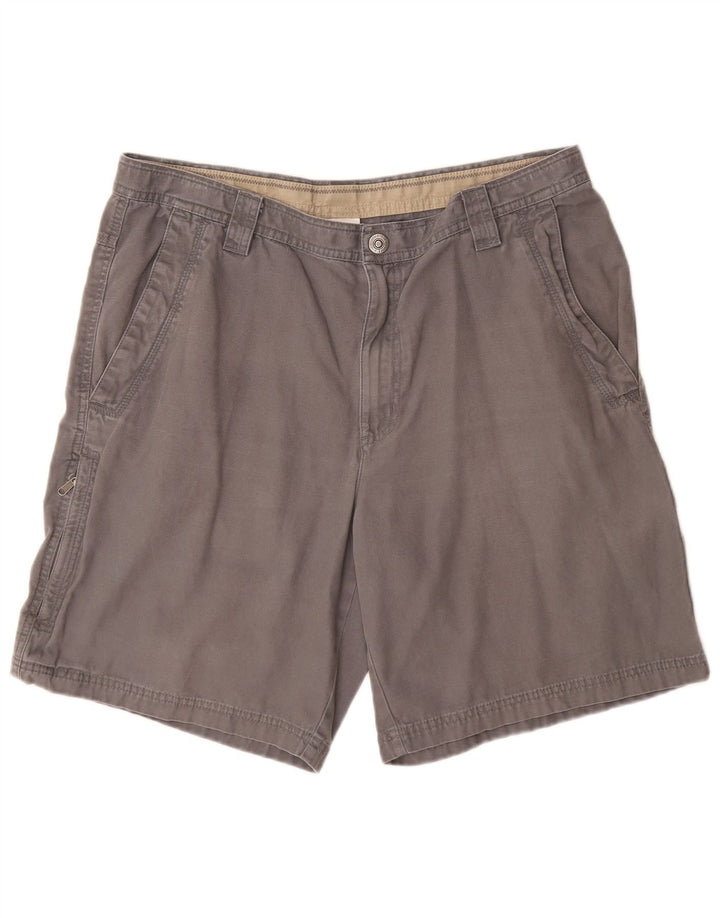 Columbia Pantalones cortos cargo Omni-Shield para hombre W36 Algodón gris grande