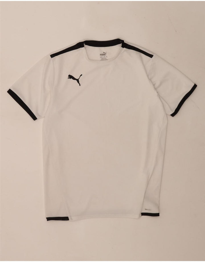 Puma Camiseta para niño Top 15-16 años Blanco Colorblock Poliéster