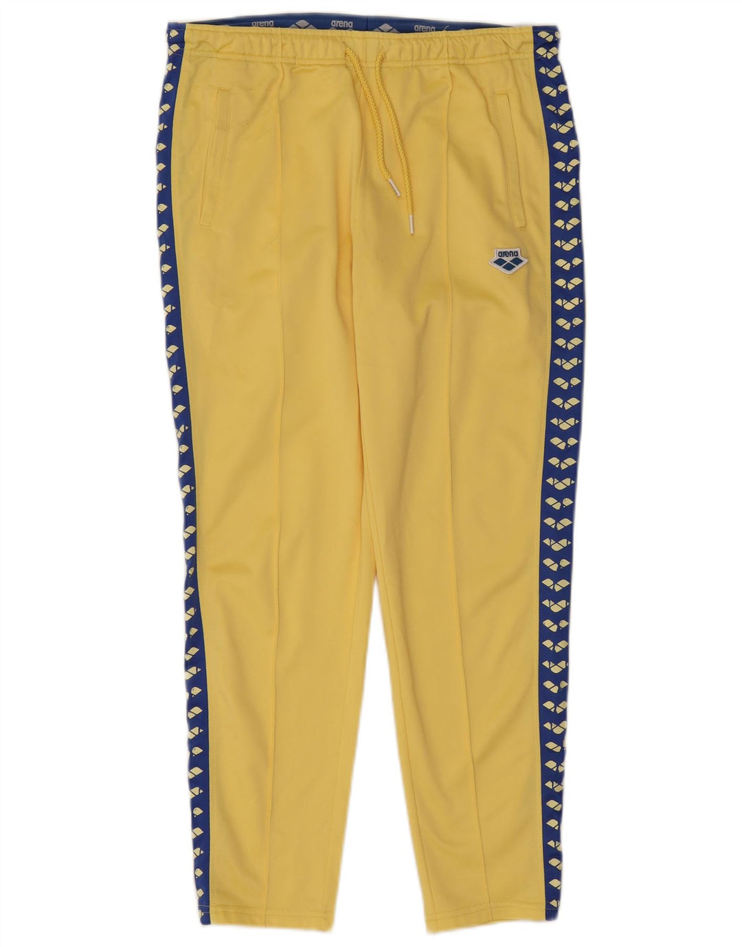 ARENA Hombre Pantalones De Chándal Gráfico Poliéster Color Block Amarillo Medio