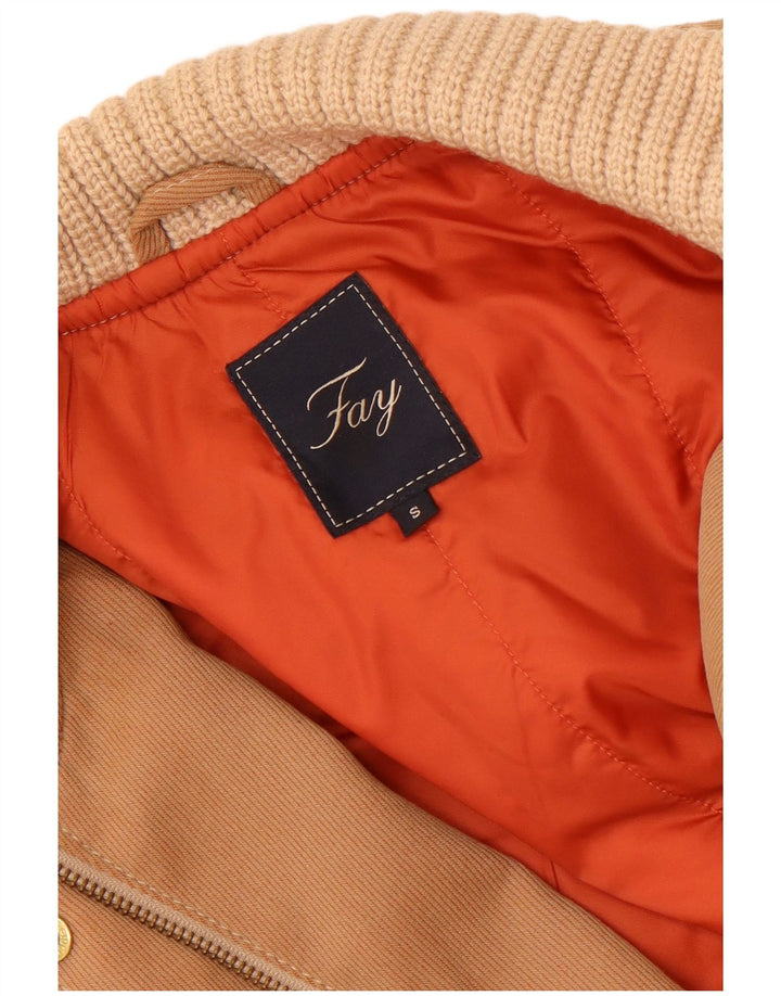 Fay Chaqueta Bomber para Mujer UK 10 Small Beige