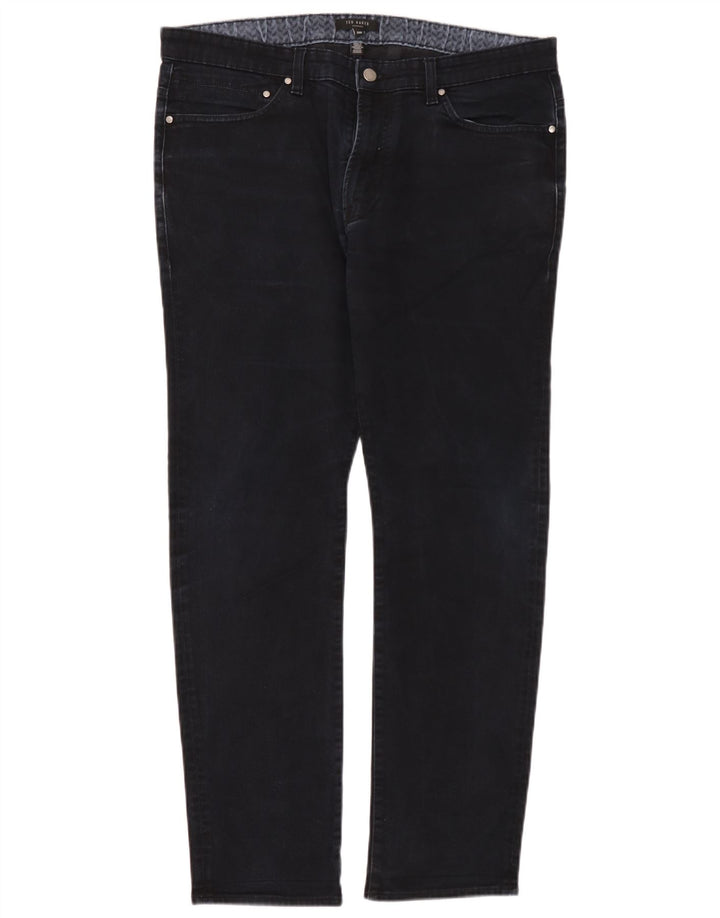 Vaqueros ajustados para hombre de Ted Baker W36 L32 Algodón azul marino