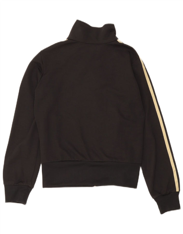 Adidas - Chaqueta de chándal para mujer, talla 12, algodón negro mediano