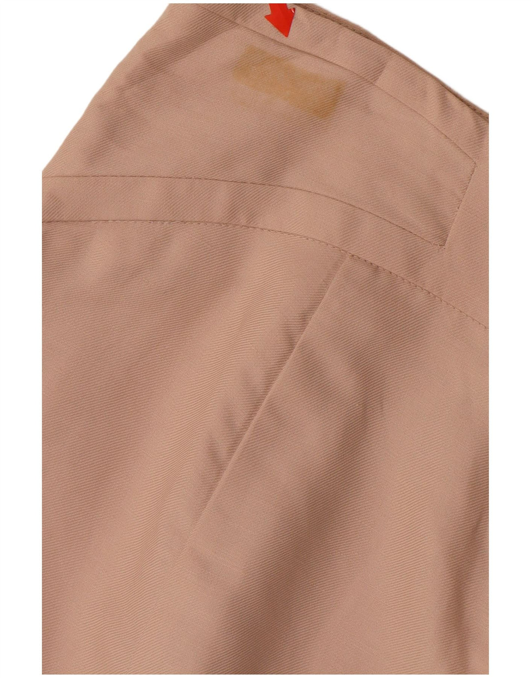 ZARA Mujer Falda Lápiz De Cintura Alta XL W32 Rayón Beige