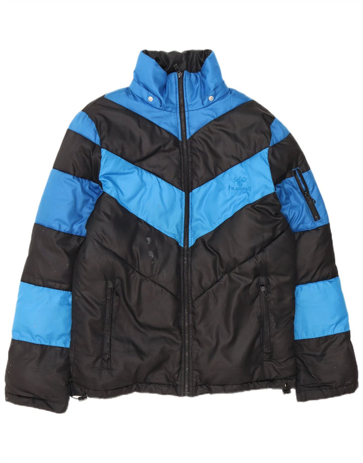 Hummel Chaqueta acolchada para hombre UK 38 Medium Negro Colorblock Poliéster
